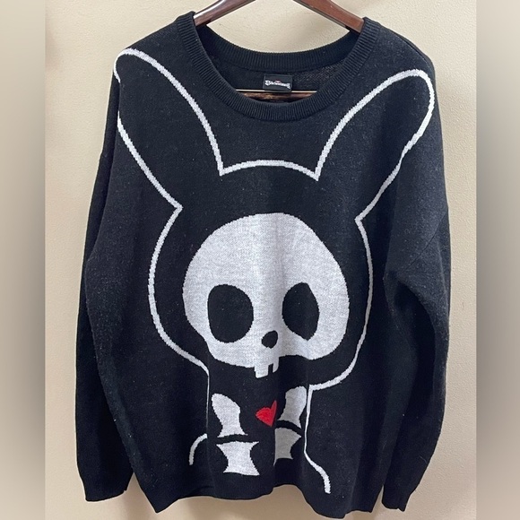 Skelanimals Jack The Rabbit Intarsia Women’s Sweater Plus Size Size 1 - Picture 1 of 9